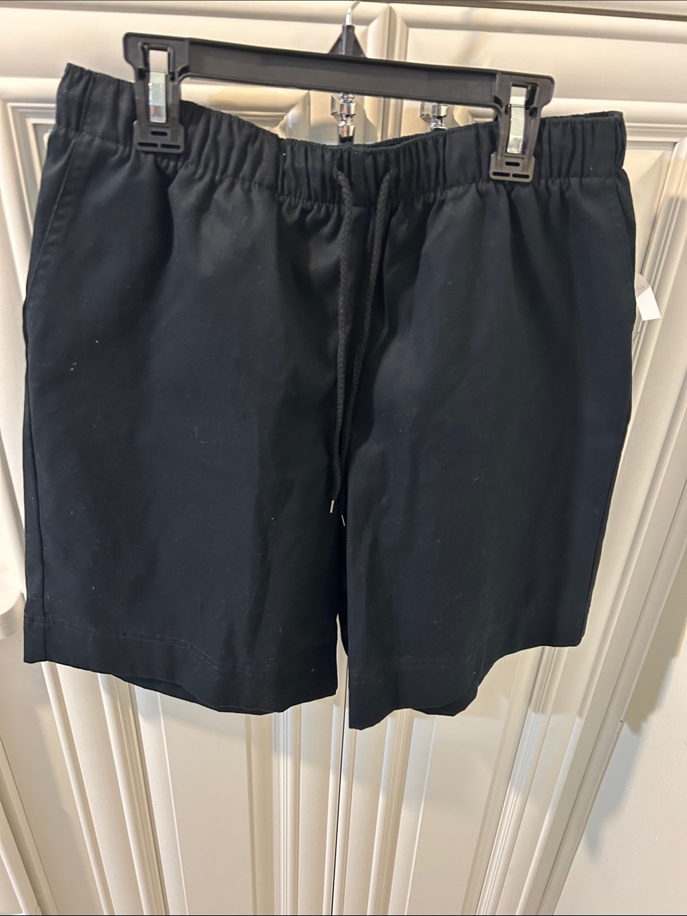 Women’s Black Casual Drawstring Shorts